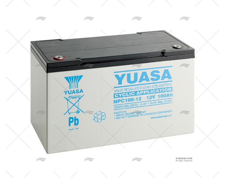 BATTERIA 100A AGM YUASA