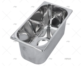 LAVELLO RETTANGOLARE INOX 320 x 170 mm BARKA