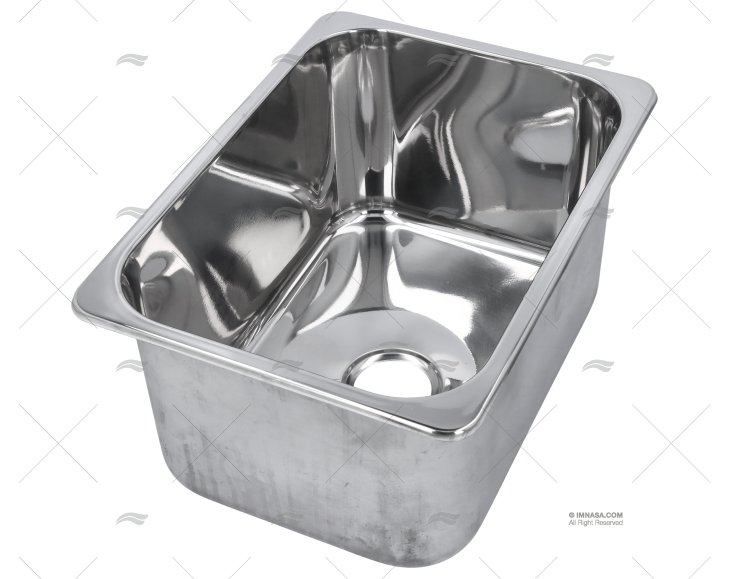 LAVA LOIÇAS RETANGULAR INOX 360 x 265 mm BARKA