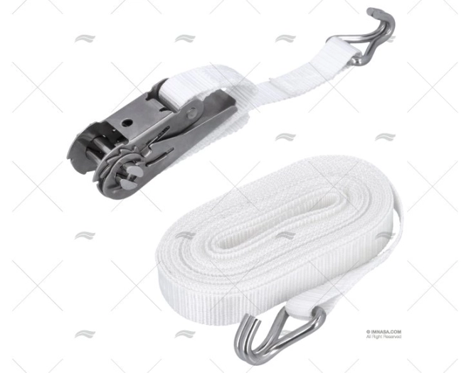 CORREIA 25mm 6,0MT AMARRA 900KG GANCHO SS