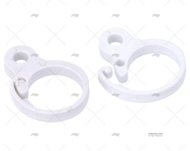 CLIPS FOR FLAG FASTENING