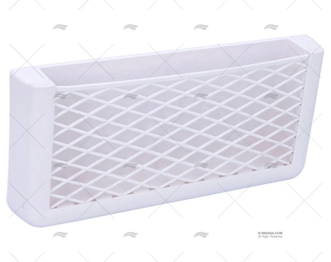 PORTA OBJETOS BRANCO 270x115x32 mm