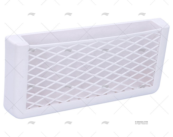 PORTA OBJETOS BRANCO 270x115x32 mm