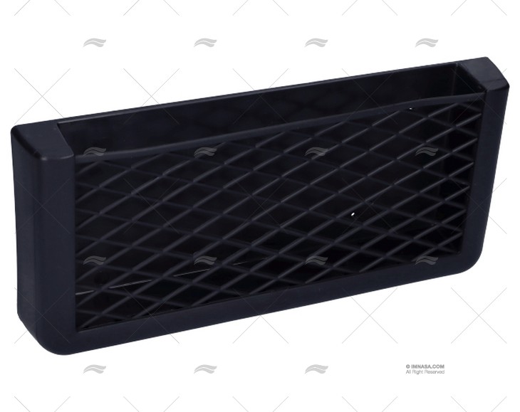 PORTA OBJETO PRETO 270x115x32 mm