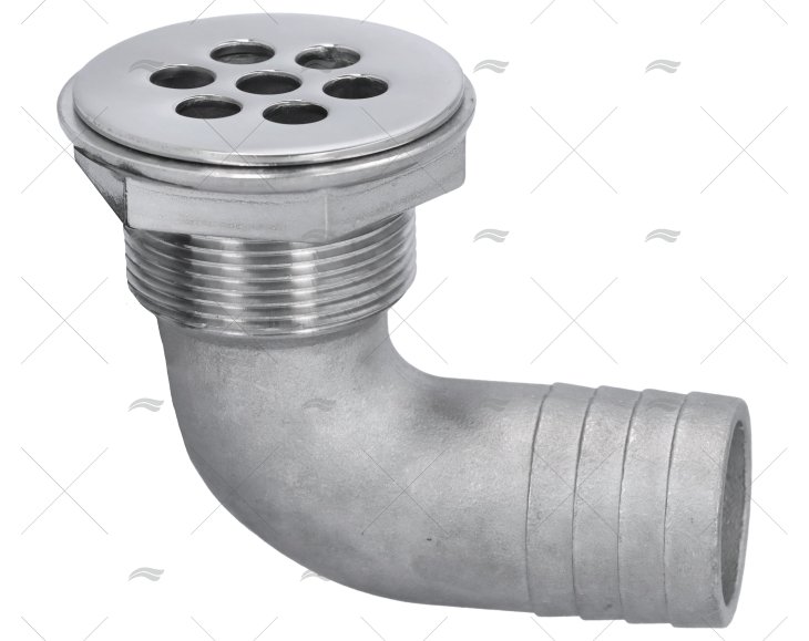 SCARICO GOMITO  1"    INOX 316 90º MARINE TOWN