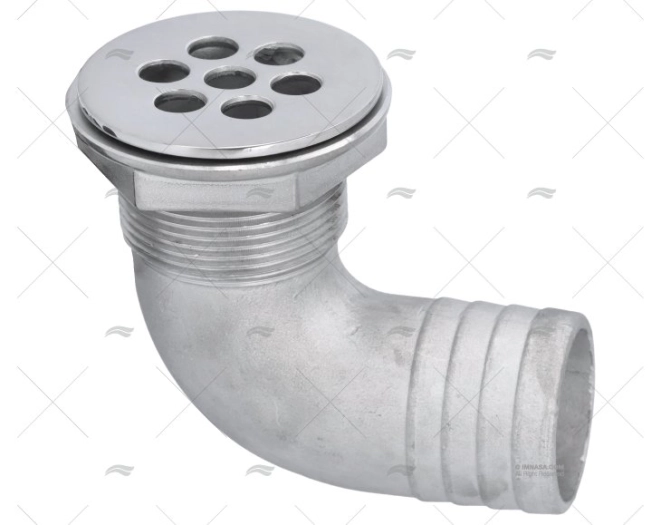 ESGOTO COTOVELO  1-1/8" INOX 316 90º MARINE TOWN