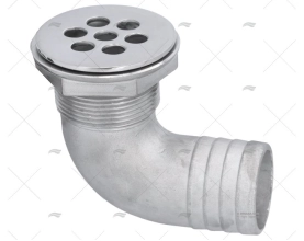 DESAGUE CODO  1-1/8" INOX 316 90º MARINE TOWN
