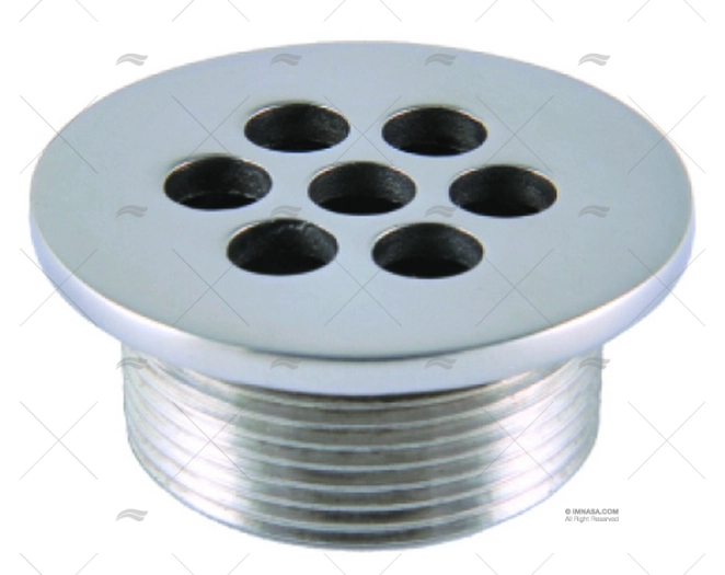 Esgoto Cotovelo  31mm   INOX 316 MARINE TOWN