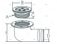 COCKPIT DECK DRAIN PVC/INOX SS316 38mm