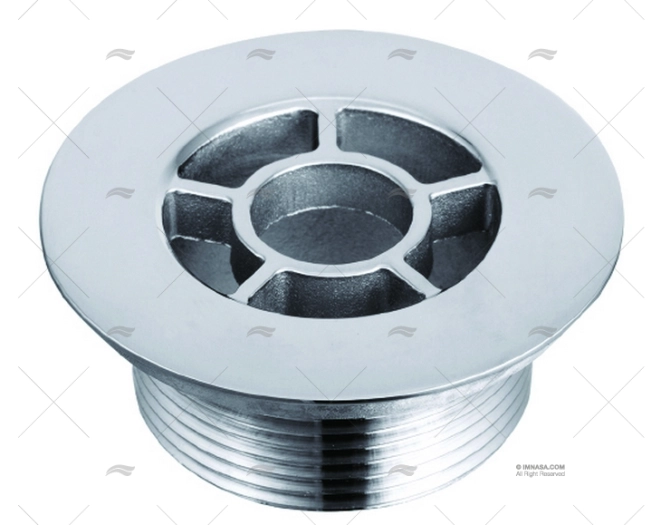 ESGOTO RETO 1-1/2" INOX SS316 USA MARINE TOWN