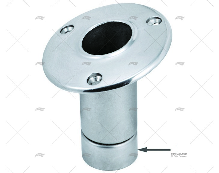 MAGNETIC FLAG POLE SOCKET SS316 FLUSH