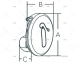 SURFACE MOUNT FENDER HOOK SS316