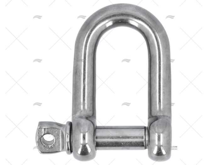 MANILHA RETA INOX 16mm