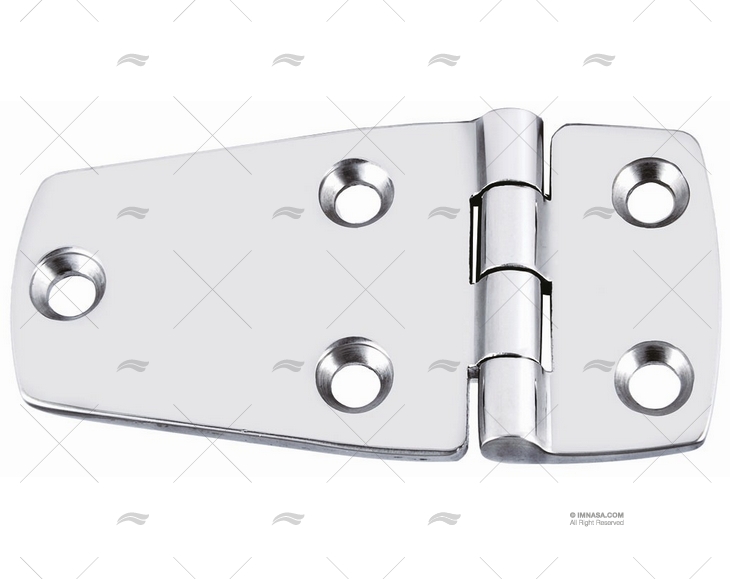 CERNIERA FUSA IN ACCIAIO INOX SS316 38 X 74mm MARINE TOWN