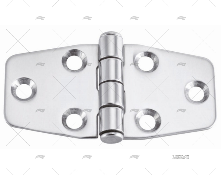 STAMPED HINGE SS316 37 X 76mm MARINE TOWN