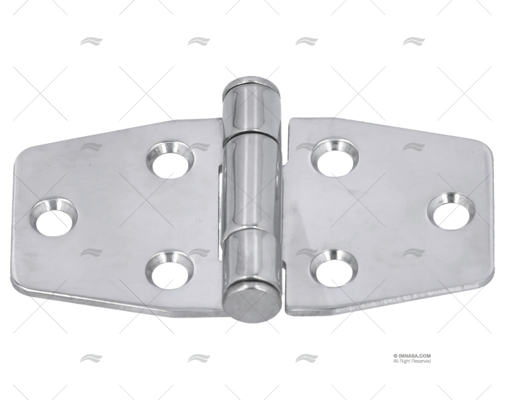 STAMPED HINGE SS316 40 X 76mm MARINE TOWN
