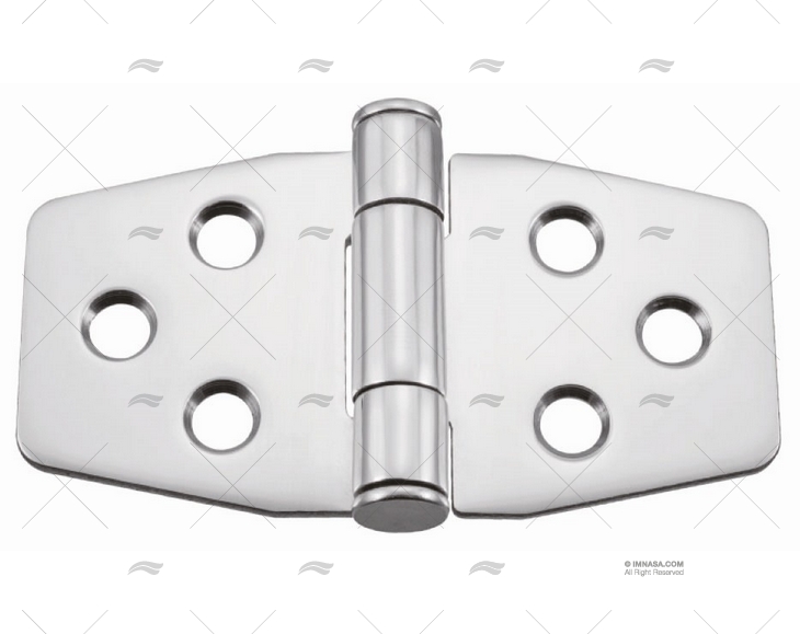 STAMPED HINGE SS316 40 X 76mm MARINE TOWN