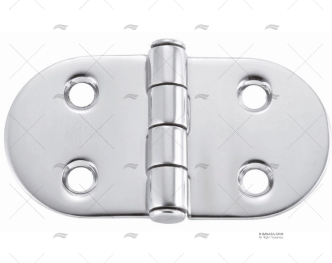 STAMPED HINGE SS316 38,1 X 74mm MARINE TOWN