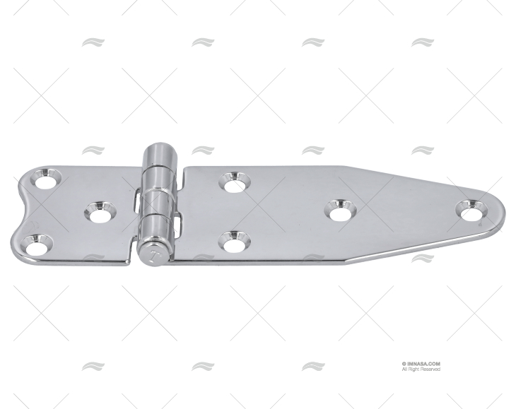 STAMPED HINGE SS316 38,1 X 127mm MARINE TOWN