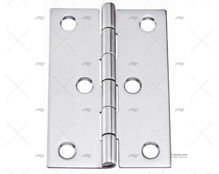 STAMPED HINGE SS316 76,5 X 50mm MARINE TOWN
