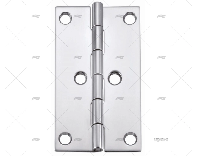 STAMPED HINGE SS316 100 X 55mm MARINE TOWN