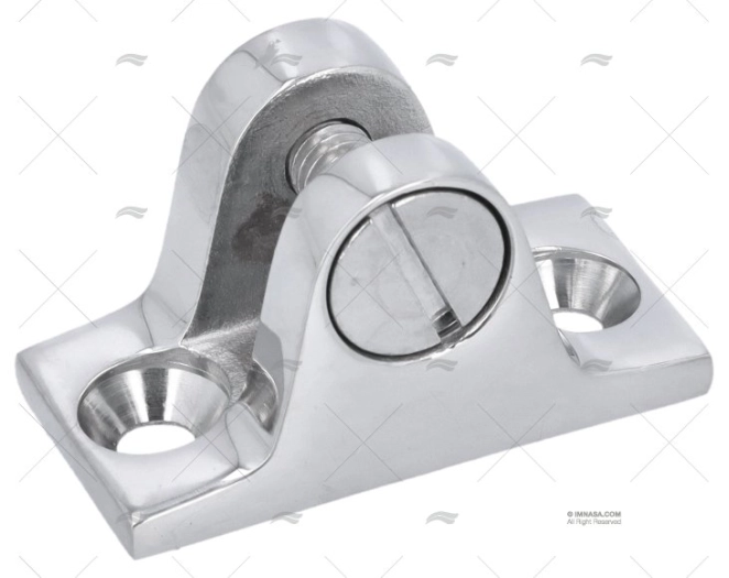 SUPPORTO PIATTO INOX SS 316  90º 27X54mm
