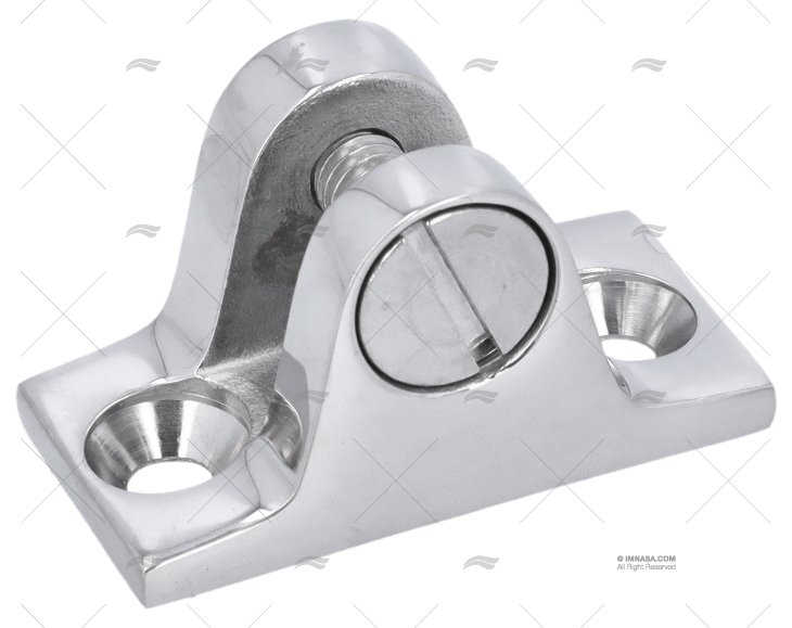 SUPPORTO PIATTO INOX SS 316  90º 27X54mm