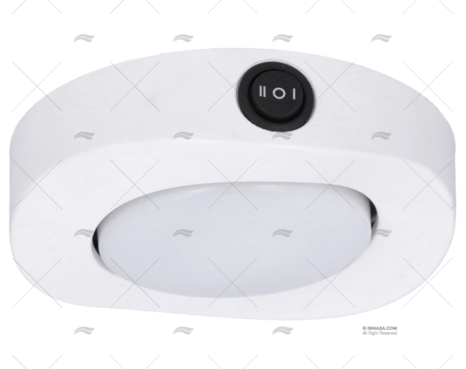 PLAFONIERA IP66 LED 12-24V 1.5W C/ INT BIANCO