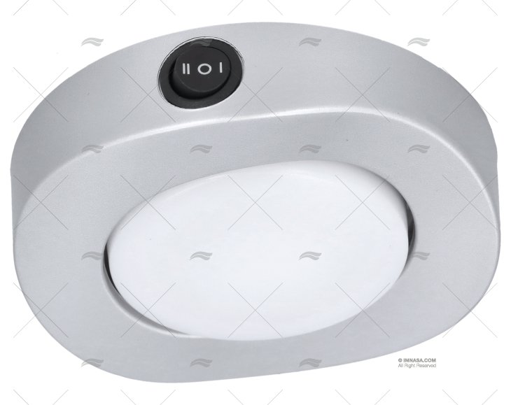 PLAFONIERA GRIGIA LUCE LED BIANCA MARINE TOWN