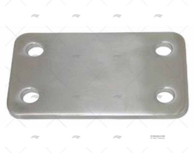 PIASTRA INOX AISI 316 79X44X3mm MARINE TOWN