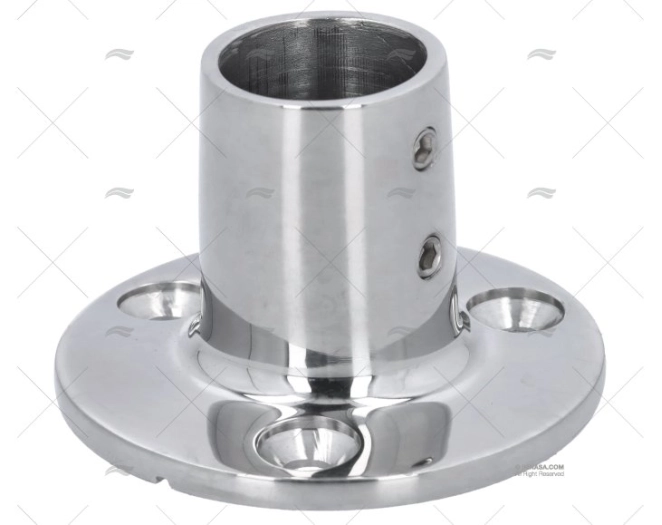 BOCCOLA PER SCALMO TONDO INOX AISI 316 90º US