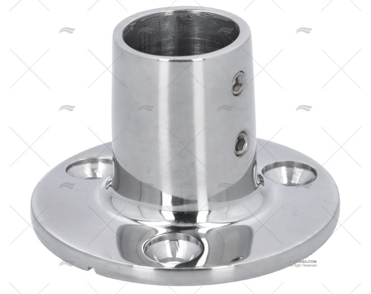 BOCCOLA PER SCALMO TONDO INOX AISI 316 90º US