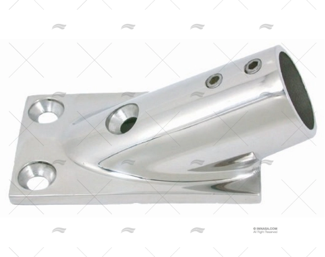 BOCCOLA PER SCALMO RETTANGOLARE INOX SS 316 30º US