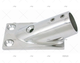 CASQUILHO DO LEME RETANGULAR INOX AISI 316 30º US