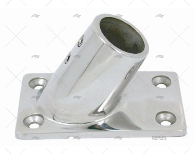 BOCCOLA PER SCALMO RETTANGOLARE INOX AISI 316 60º US