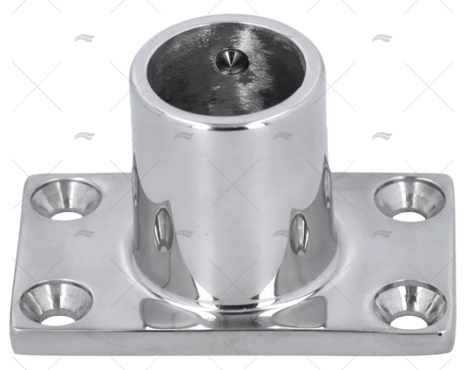 BOCCOLA PER SCALMO RETTANGOLARE INOX AISI 316 90º US