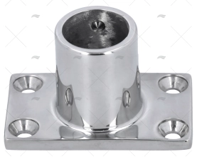 BOCCOLA PER SCALMO RETTANGOLARE INOX AISI 316 90º US