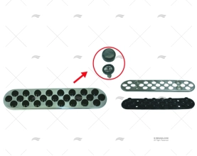 PIASTRA GRADINO INOX AISI 316 180mm MARINE TOWN