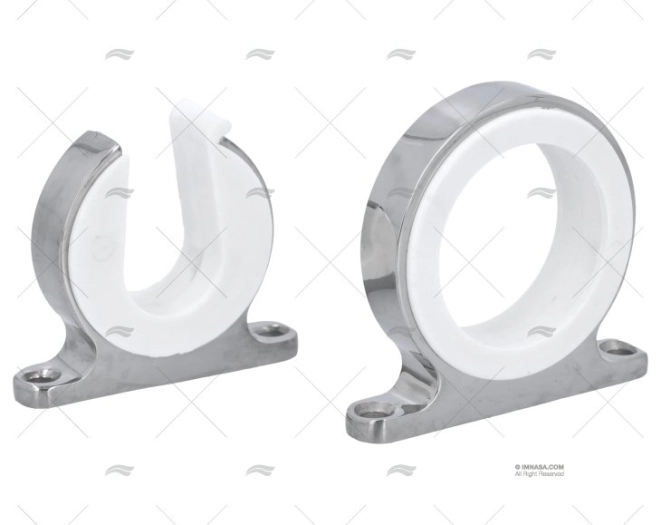 PORTACANNE INOX AISI 316 COPPIA