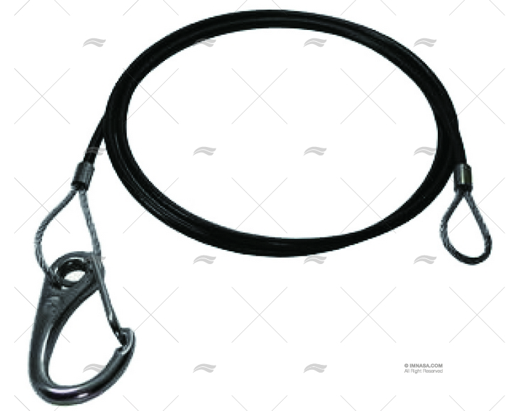 CABO DE SEGURANÇA PARA MOTOR AÇO INOX SS 316 MARINE TOWN