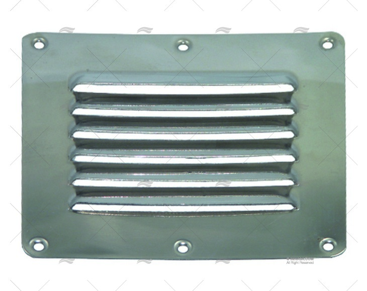 LOUVERED VENT SS 304 115x127mm