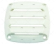 WHITE COVER LOUVERED VENT 80x80mm