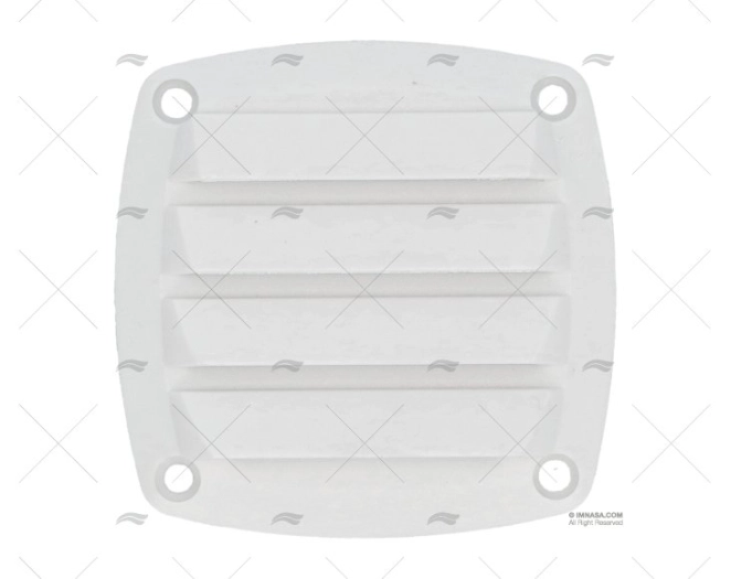 TAMPA GRELHA BRANCA 80x80mm