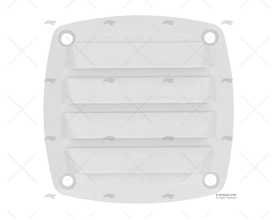 TAMPA GRELHA BRANCA 80x80mm
