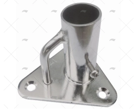 SUPPORTO CANDELIERE 87º INOX AISI 316 70mm
