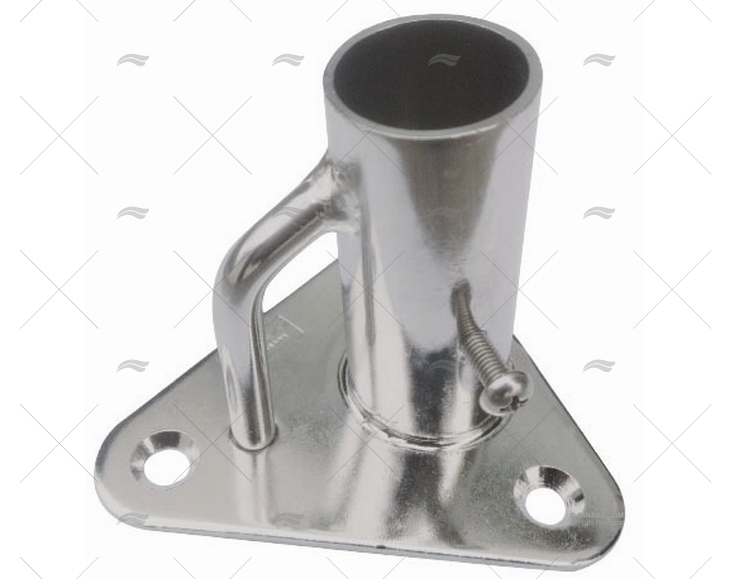 SUPPORTO CANDELIERE 87º INOX AISI 316 70mm