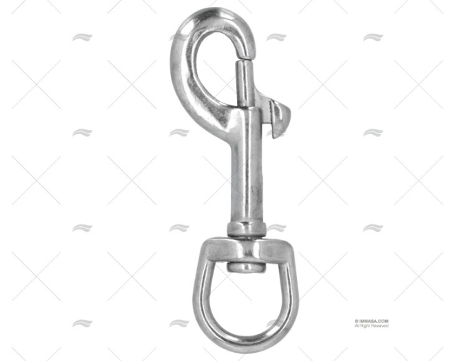 MOSQUETÃO INOX SS 316 90mm