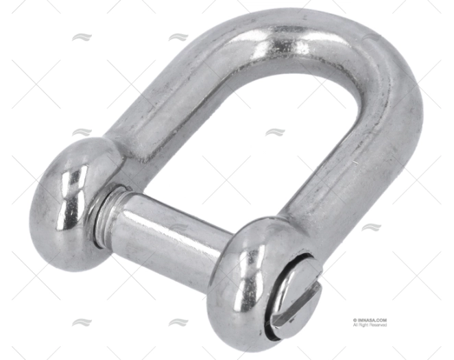 GRILLETE RECTO INOX SS 316 8mm