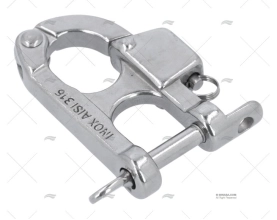 MOSQUETÃO RÁPIDO INOX SS 316 5.2mm