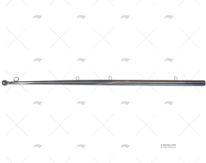 ASTA DI BANDIERA INOX AISI 304 19mm